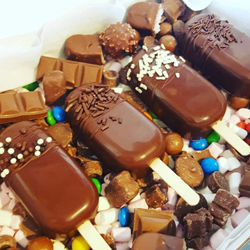 chocolate cakesicle box